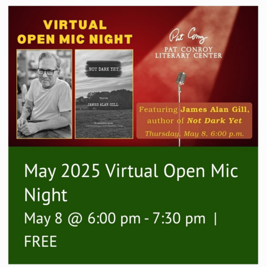 James Alan Gill Reads from Not Dark Yet for the Pat Conroy Literary&nbsp;Center